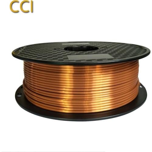 3D Printer Filament Silk PLA copper 3 mm (2.85 mm) 1kg(2.2lbs)SilkCopper shiny Spool 3D pen Printing Material luster filament