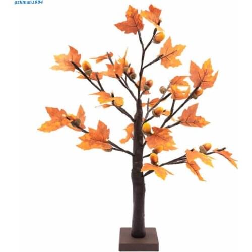 P15D Night Light Table Centerpiece Holiday Decorative Electric Trees Shaped Lantern Holders Camping Party Decorative Lamps