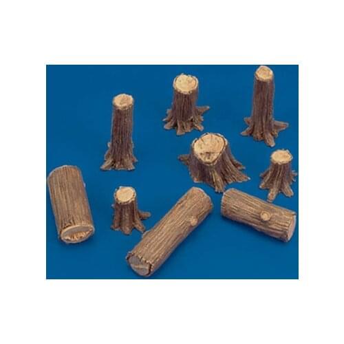 New Unassembled 1/35 modern Tree Trunks Resin Figure Unpainted Model Kit