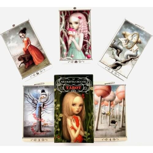 New High Quality Nicoletta Ceccoli Tarot Cards Fortune Guidance Telling Divination Deck Board Game With PDF Guidebook For Party