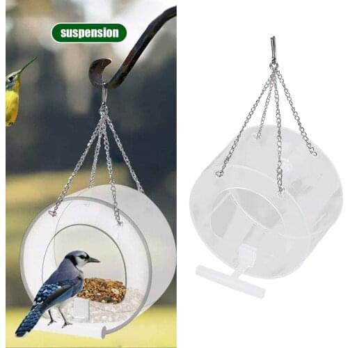 Window Bird Feeders with Strong Suction Cups Bird Feeder Window Bird Feeder Outside Hanging Bird Feeding Station