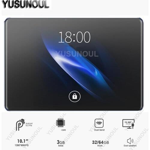 New Google Market 10 inch Tablet Android 9.0 8 Cores 32/64GB Dual Camera 8.0MP Tablet PC Type-C Charge WIFI GPS 4G LTE bluetooth