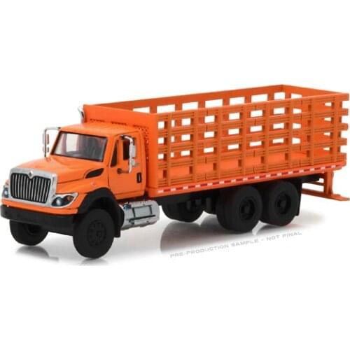 GreenLight 1:64 2017 WorkStar Platform Stake Truck boutique alloy car toys for children kids toys Model original box