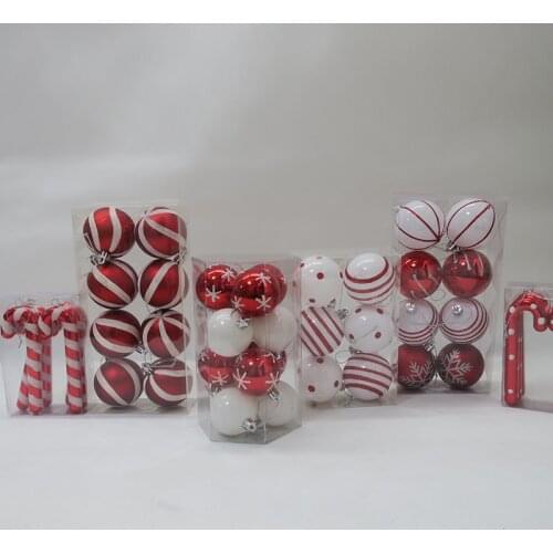 Christmas decorations scene layout gift ornaments pendant ornaments DIY Christmas ball crutches single box