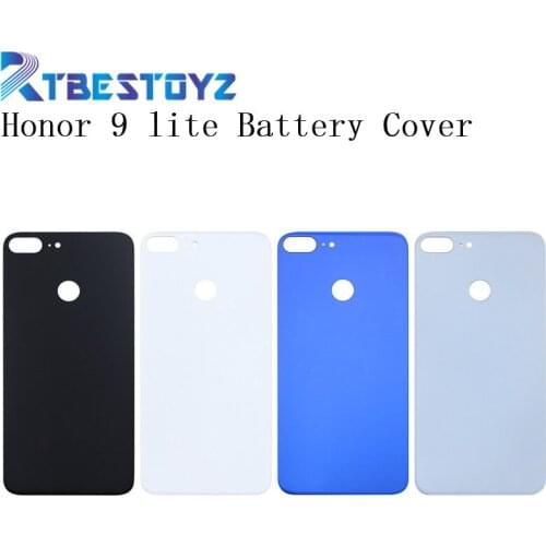 RTBESTOYZ For Huawei Honor 9 Lite Back Battery Cover Rear Door Housing Case Glass Panel Phone Replacement