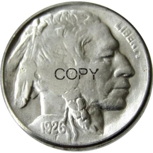 US 1926 Buffalo Nickel Five Cents Copy Decorative Coin