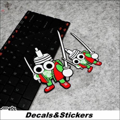 NO.L152 TEIN Cartoon Green doll 3M Reflective Modified Stickers Car Glass Waterproof MOTO GP Decals Racing Motorcycle Motocross