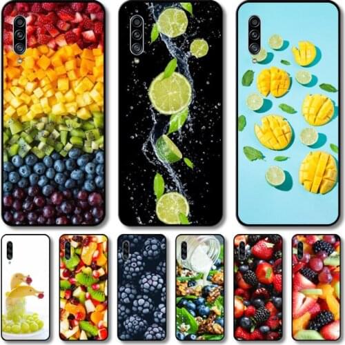 Tempting fruit Phone Case Hull For Samsung Galaxy M 10 20 21 31 30 60S 31S Black Shell Art Cell Cover TPU