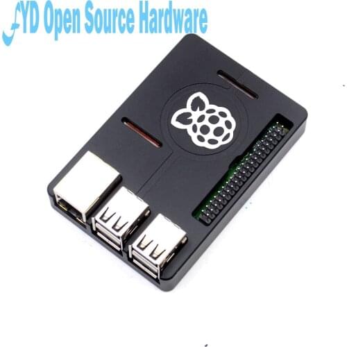 Raspberry pie 3B + / 2B thin metal shell CNC cooling aluminum box shell