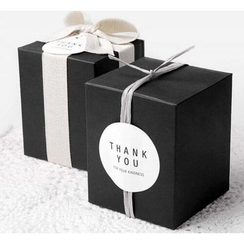 100pcs 10*10*10cm Solid Color Handmade Macarons Cookies Packaging Box Pastry Christmas Party Favor Gift Free Shipping ZA4211