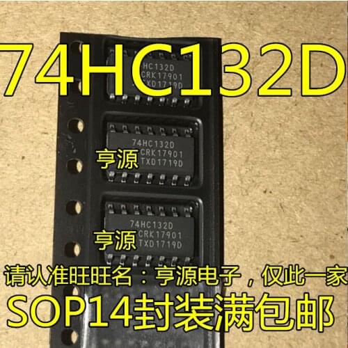 10 PCS 74 hc132 74 hc132d patch SOP - 14 original logic IC inverter