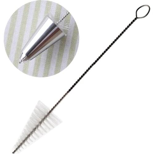 1pc New Cone Shape Pastry Brush for Icing Piping Nozzles Teapot Nipple Cleaning Kitchen Necessary Cleaning Tools