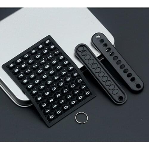 2pcs Car styling Car Parking Card Luminous Phone Number Plate Sticker Night Light Temporary Car Park Stop Automobile Accessories