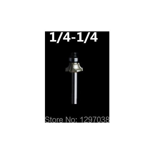 2pcs High performance to price ratio 1/4" x 1/4" Carpentry Wood Cutting Tool Corner Rounding Over Bit