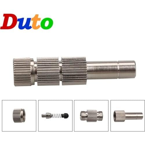 6mm Quick Slip Lock Nozzle With Filter Low Pressure High Quality 5-15bar Atomizing Misting Nozzle 5PCS
