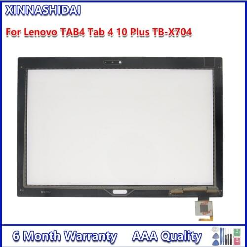AAA Quality 10.1" For Lenovo Tab 4 10 Plus TB-X704 TB-X704L Tab4-X704 Touch Screen Panel Digitizer Glass Assembly