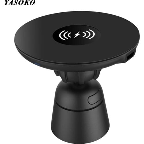Car Mount 10W Qi Wireless Charger For iPhone X 8 Fast Wireless Charging Suction Car Phone Holder Stand for Samsung Note 8 S8 S7