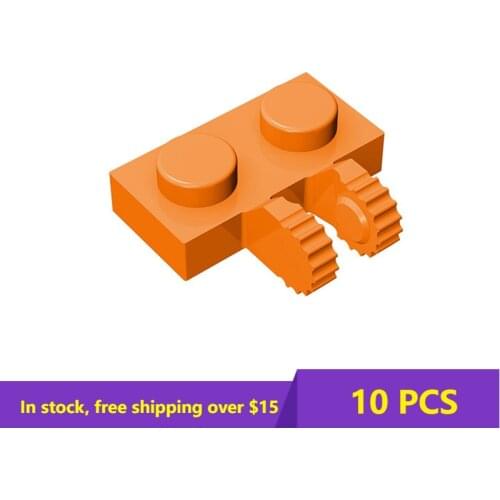 10PCS MOC Bricks Compatible Assembles Particles 60471 1x2 for Building Blocks Parts DIY Educational High-Tech Parts Toys