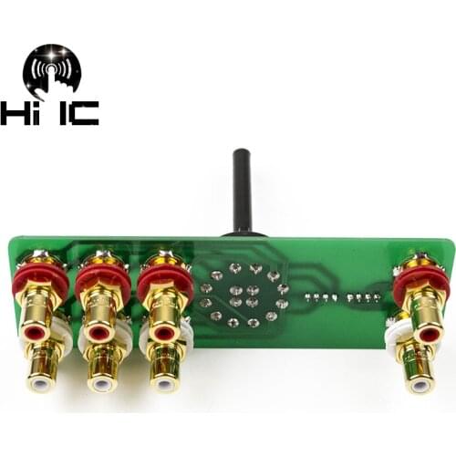 Dual Channel 3 Sets Audio Input Selection SwitchSplitter Board Block Optional Selector 3 Input 1 Output Audio Signal Switch