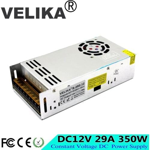 Best Price dc12V 29A 350W Switching power supply Driver For LED Light Strip Display 110V 220V AC-DC USP