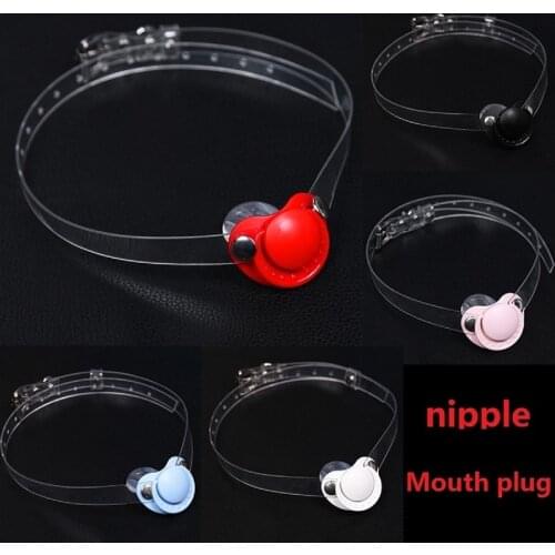 Cute pacifier Open Mouth Gag Plug Adult Bondage Restraints Toys Ball Bdsm Sex for Woman Juegos Sexuales