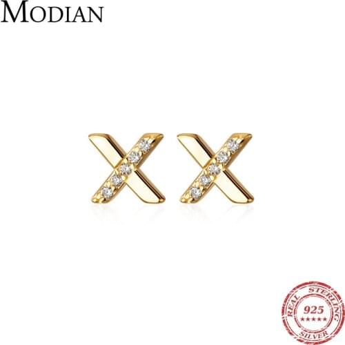 Modian Women's Gold Earrings