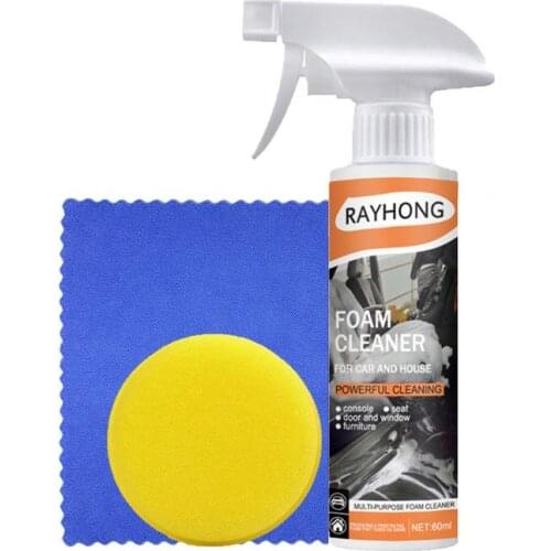 Spot Spray Cleaner Stain Remover Carpet Clean Kit Dirt Table Chair Window Car Fabric Seat Steering Wheel Stain Clean