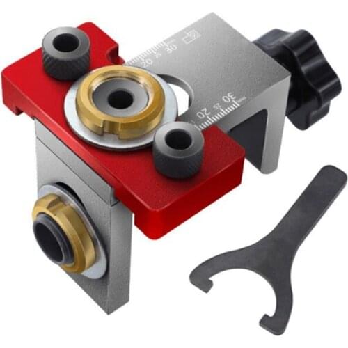 Doweling Jig Kit Punch Locator Dowel Jigs Drill Guide Sleeve Tools Self Centering for Woodworking Joinery Tools