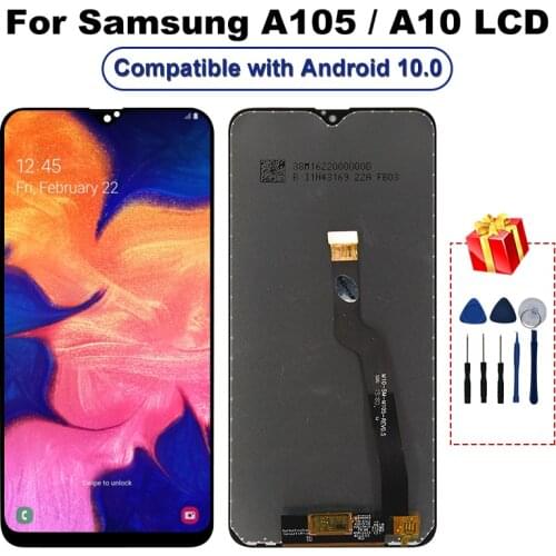 Original For Samsung Galaxy A10 2019 LCD A105F A105 /DS SM-A105F A10 Display Touch Screen Digitizer Parts For Galaxy A105 LCD