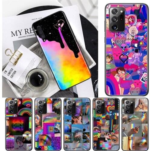 Gay Lesbian LGBT Rainbow For Samsung A72 A52 A02 S A32 A12 A42 A51 A91 A81 A71 A41 A31 A21 S A11 A01 A03 Core UW Phone Case