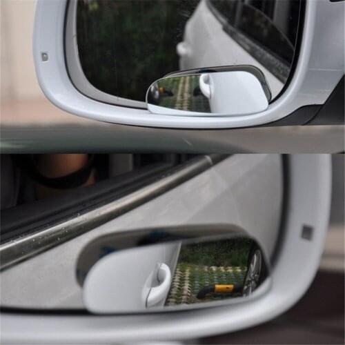 2Pcs/Set Car Styling Blind Spot Mirror Auto Rear View Mirror Safety Blind Spot Mirror 360 Degree Adjustable Wide Angle View