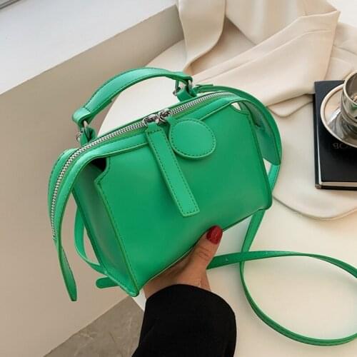 DikizFly Womens Handbag Femlae Crossbody Bags For Women Totes Handbags And Purses Square Bags Solid Leather Shoulder Bag Sac