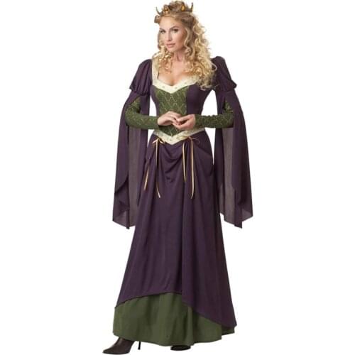 Halloween Colsplay Medieval Dress Costume California Costume Waitress Womens Costume