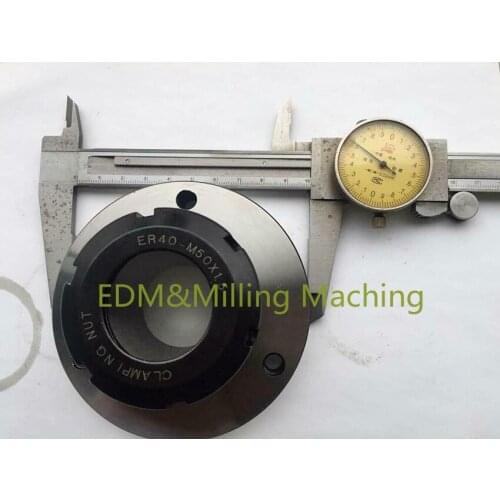 1PC High Quality Milling Machine 100MM DIAMETER ER-40 COLLET CHUCK CNC Compact Lathe Tight Bearing DURABLE