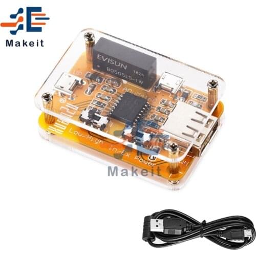 1500V ADUM4160 USB to USB Isolator Module Signal Digital Safety Isolation Line Protector Audio Noise Eliminator Module with Case