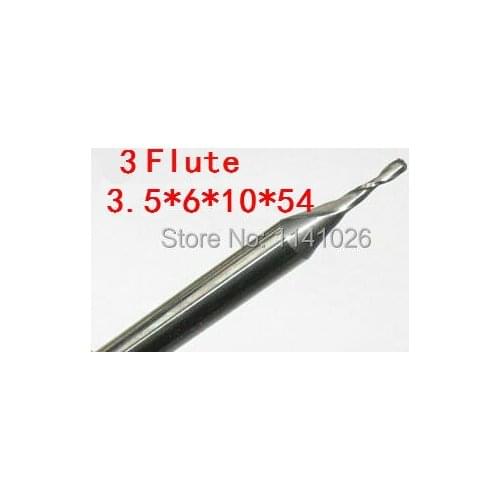 5PCS/pcs diameter end cutter 3.5mm 3 flute milling cutter CNC Equipment milling cutter rotary cutter