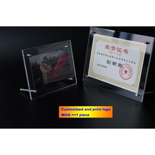 Photo Storage Case Picture Showing Holder Photo Display Stand Plctures Organizer Frame