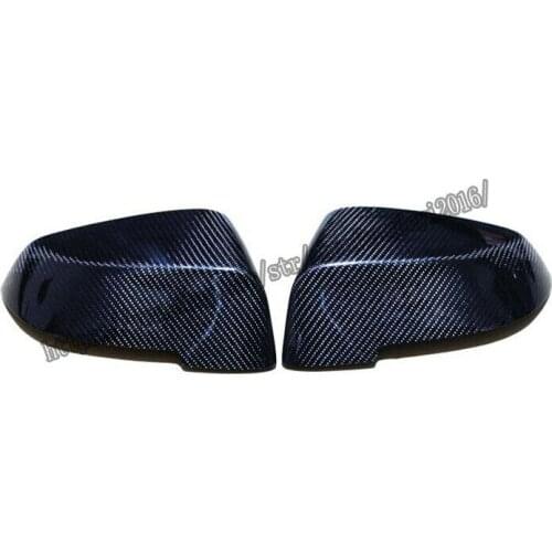 Fit For BMW 5 Series F10 2014 2015 2016 2017 Real carbon fiber Rearview Mirror Cover 2pcs