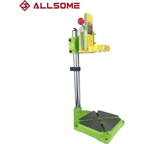 ALLSOME MINIQ BG6117 Bench Drill Stand Press Mini Electric Drill Carrier Bracket 90 Degree Rotating Fixed Frame Workbench Clamp