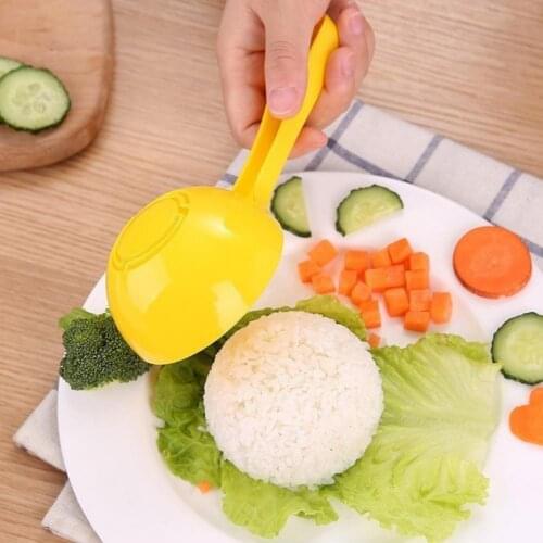 Rice Scoop Mold Non-stick Creative Sushi Mold Rice Ball Spoon Shovel Rice Cooker Kitchen Accessory for Home Kitchen Tools