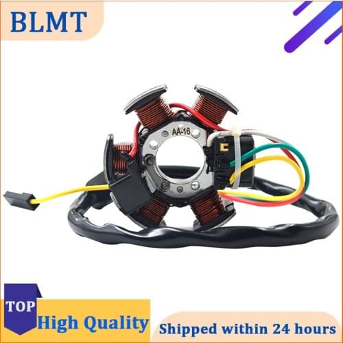 AM6 Motorcycle Generator Stator Plate Alternator Magnetic Coil For Yamaha DT50R TZR50 Peugeot XP6 XPS XP6S XR6 50 Beta RK RR 50