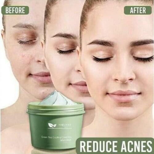 100g smear type green tea mud mask for whitening moisturizing deep cleansing cuticles to remove acne and blackheads face care