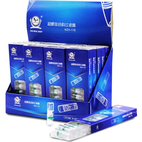 MINI Spiral structure Cigarette Filters - Cigarette Holder Bulk Economy Pack (200 Per Pack) Mens Gadget Smoking Pipe NZH178