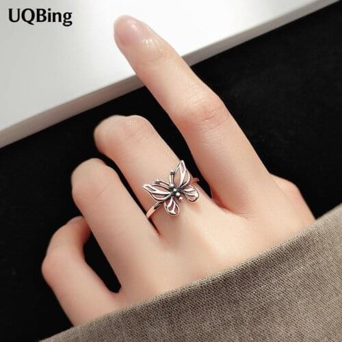 Fashion Vintage Hollow butterfly Finger Rings Gifts Wholesale 2020 Jewelry Gifts