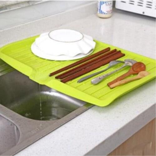 New Drain Rack Kitchen Plastic Dish Drainer Tray Large Sink Drying Rack Worktop Organizer drying rack for dishes