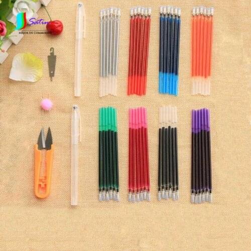 New Cross Stitch Tool Kit,Threader Help,Cute Scissors,Needle,Needle Base,Water Soluble Pen 50pcs,Pen Shell S0258H