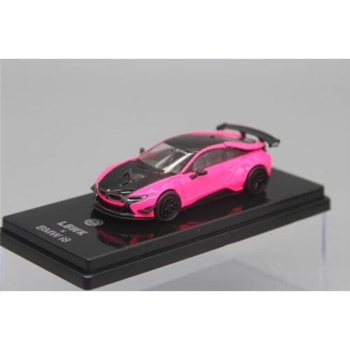 PARA 1:64 LBWK LB Works x YZone i8 Hot Pink w/Black hood Diecast Model Car
