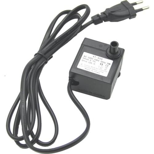 L9BE Submersible Fountain Air Fish Tank Aquarium Water Pump EU Plug 220V 5W 50Hz