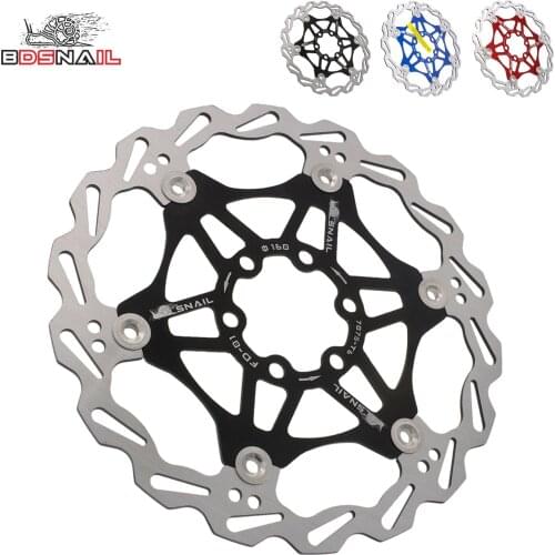 Bicycle Brake Rotor 160mm/180mm/203mm Stainless Steel Strong Heat Dissipation Floating Rotor MTB Mountain Road Bike Disc Brake
