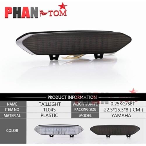 For Yamaha YZF R1 2002 2003 Rear Tail Light Brake Turn Signals Integrated LED Light Motorcycle Accessories WR250R X XVS1300